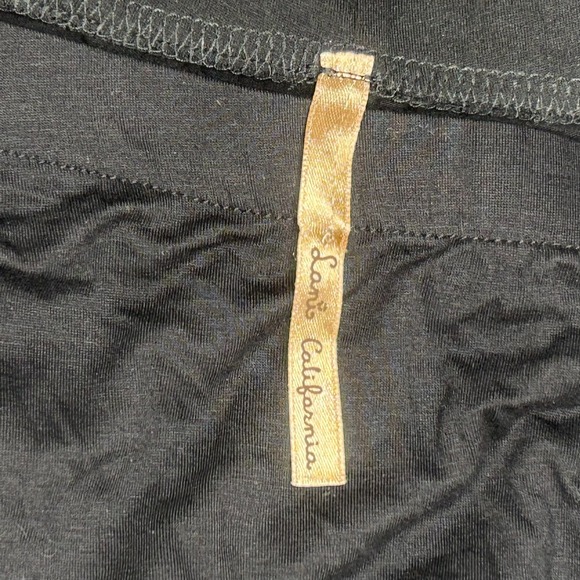 Lani California Black Off Shoulder Mini Dress Small Bell Flare Sleeve Boho - Picture 4 of 5